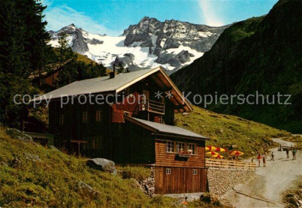 Mayrhofen Zillertal Alpengasthaus Grüne Wand Hütte mit Kass