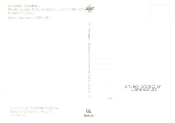 Dalarna Flygbild över Rättviks Kyrka – Bild 2