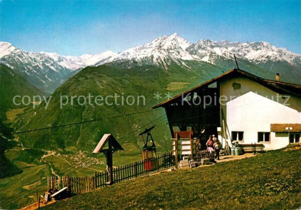 St Martin Kofel Bergstation Seilbahn Latsch Alpenpanora
