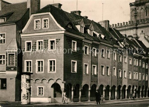 Poznan Posen Historische Häuser in der Altstadt