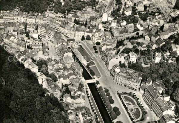 Karlovy Vary Fliegeraufnahme