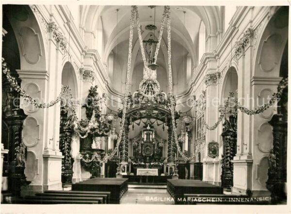 Mariaschein Tschechien Basilika Innenansicht