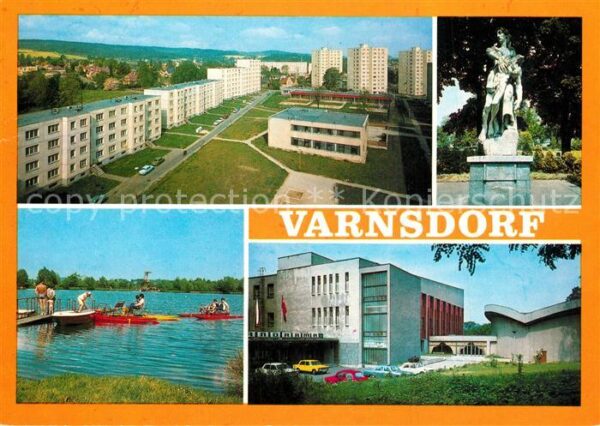 Varnsdorf Wohnsiedlung Hochhäuser Denkmal Gebäude