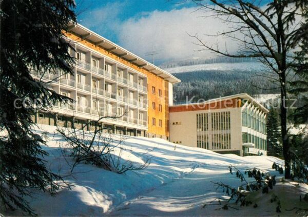 Spindleruv Mlyn Spindlermuehle Interhotel Montana im Winter