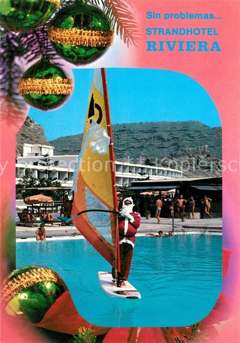 Gran Canaria Strandhotel Riviera Swimming Pool Weihn