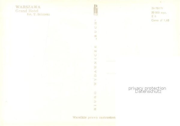 Warszawa Grand Hotel – Bild 2