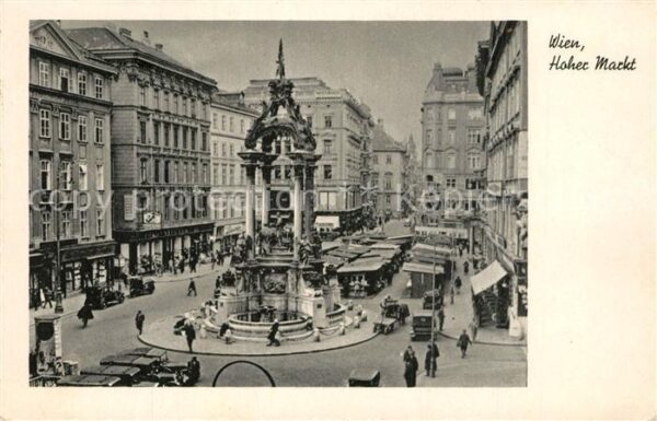 Wien Hoher Markt Vermählungsbrunnen