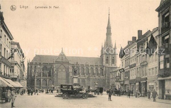 Liege Luettich Cathedrale Saint Paul Feldpost