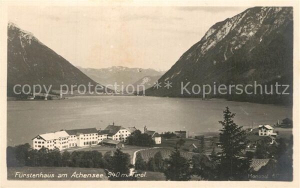 Achensee Fürstenhaus am See Alpen