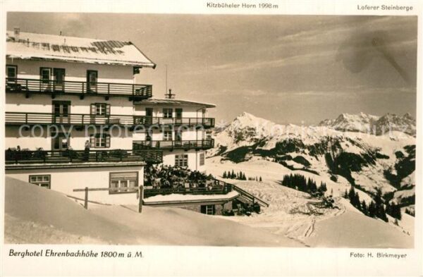 Kitzbuehel Tirol Berghotel Ehrenbachhöhe Fernsicht Kitzb