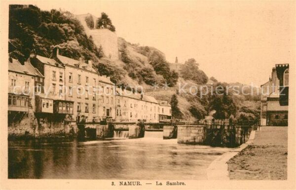 Namur sur Meuse Bords de la Sambre