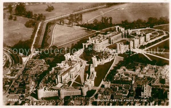 Windsor Berkshire Windsor Castle from the air Valentines