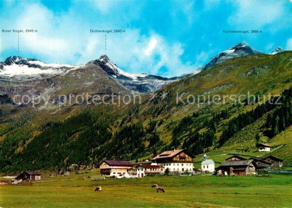 Matrei Osttirol Matreier Tauernhaus gegen Stubaier Alpe
