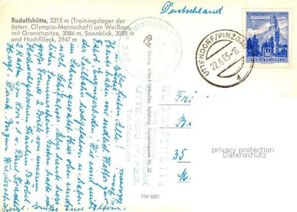 Uttendorf Salzburg Rudolfshütte Trainingslager der österr. – Bild 2
