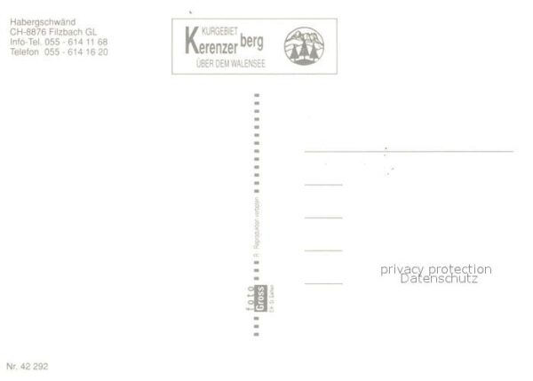 Filzbach Berggasthof Habergschwänd Kerenzer Schl – Bild 2