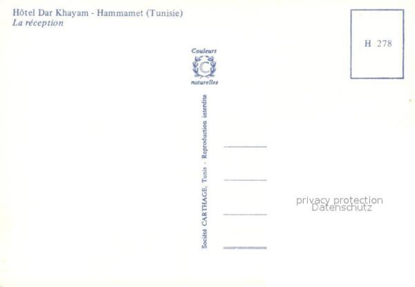 Hammamet Hotel Dar Khyam Réception – Bild 2