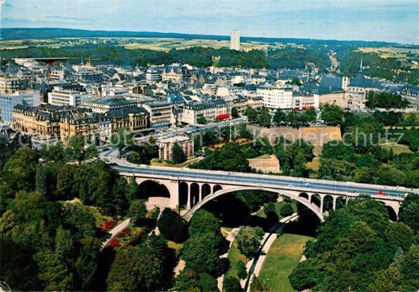 LUXEMBOURG  Luxemburg Pont Adolphe et Boulevard Roosevelt vue