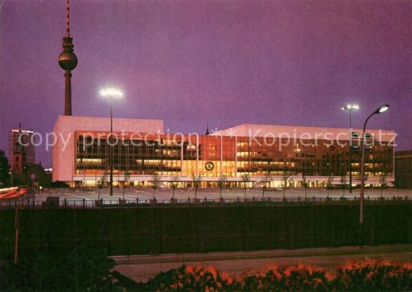 Berlin Palast der Republik Fernsehturm Hauptst
