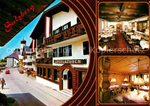 Sulzberg Vorarlberg Gasthof Engel Restaurant Motiv mit Kirc