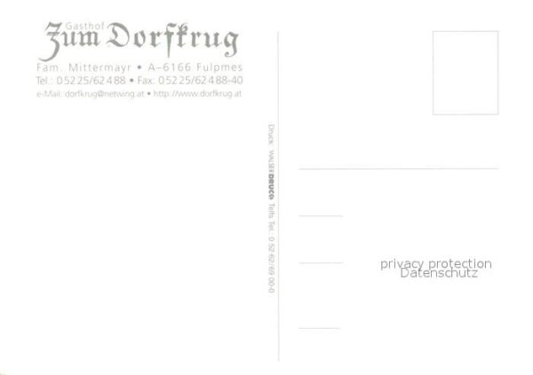 Fulpmes Tirol Gasthof Zum Dorfkrug Restaurant Nachtau – Bild 2