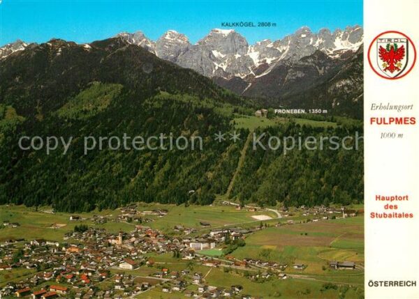 Fulpmes Tirol Erholungsort im Stubaital Stubaier Alpe