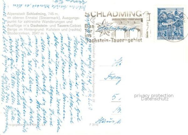 Schladming Obersteiermark Alpenstadt im oberen Ennstal Alpenpanor – Bild 2