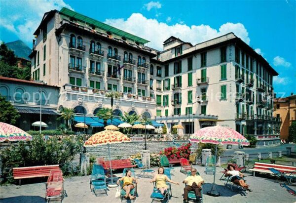 Cadenabbia Lago di Como Hotel Britannia Excelsior Sonnenterrass