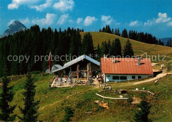Nesselwaengle Tirol Edenalm Jausenstation Tannheimer Tal