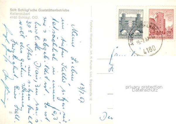 Schlaegl Stift Schlägl'sche Gaststättenbetrieb K – Bild 2