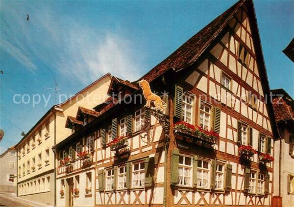 Lahr Baden Hotel Restaurant Löwen Fachwerkhaus