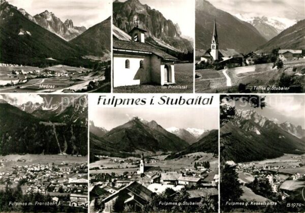 Fulpmes Tirol Panorama Stubaital Pinnistal Telfles Ki