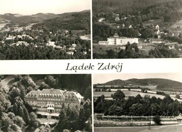 Ladek Zdroj Widok ogolny Sanatorium Fragment uzdrow