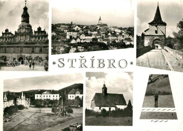 Stribro Rathaus Museum Platz Kirche Torbogen St