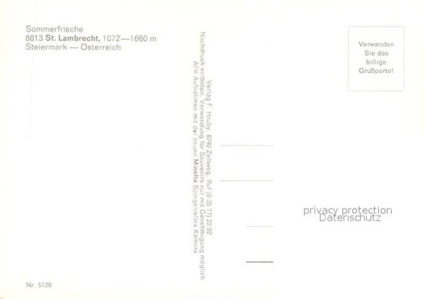 Sankt Lambrecht Steiermark Teilansicht mit Benediktinerstift Klost – Bild 2