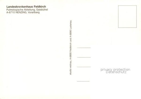 Nenzing Vorarlberg Landeskrankenhaus Feldkirch – Bild 2
