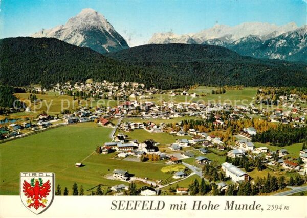 Seefeld Tirol mit Hohe Munde Mieminger Kette Fliegera