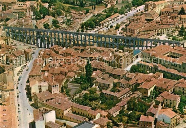 Segovia El Acueducto vista aérea