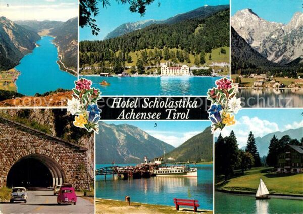 Achensee Hotel Scholastika Bootsanleger Fahrgast