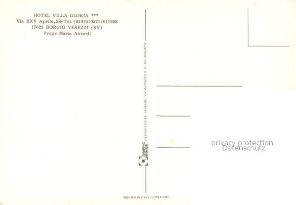 Borgio Verezzi Hotel Villa Gloria Fliegeraufnahme – Bild 2