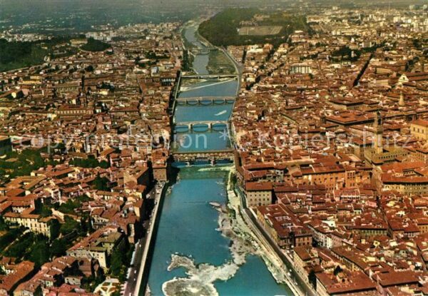 Firenze Florenz Panorama dall aereo