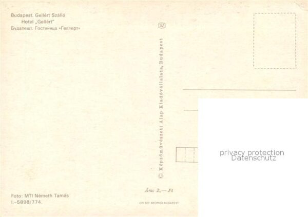 Budapest Gellert Szallo Hotel – Bild 2