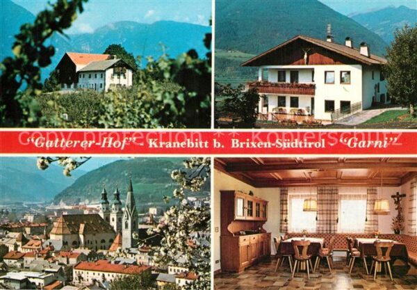 Kranebitt Brixen Gatterer Hof Pension Garni Stadtbild mi