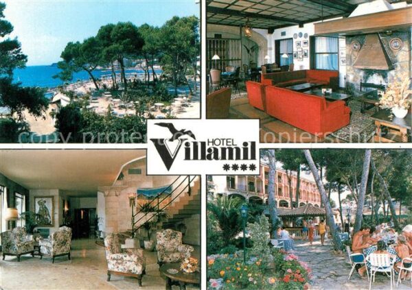 Paguera Mallorca Islas Baleares Hotel Villamil Restaurant Strand