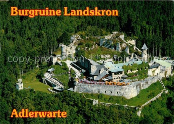 Villach Kaernten Burgruine Landskron Adlerwarte Fliegera