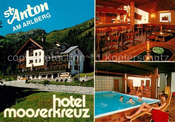 St Anton Arlberg Hotel Mooserkreuz Restaurant Bar Hallen