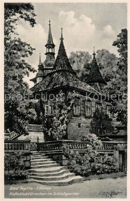 Bad  Teplitz-Sch?nau Kollostukt?rmchen im Schlo?garten