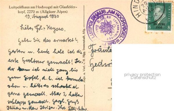Luitpoldhaus am Hochvogel mit Glasfelderkopft – Bild 2