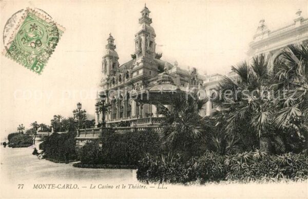 Monte-Carlo Le Casino et le Theatre