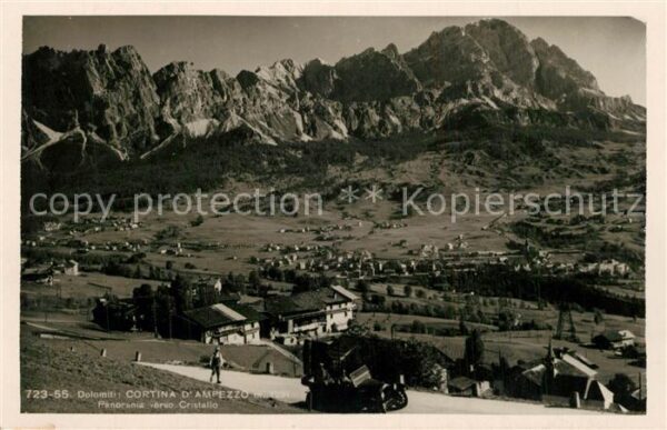 Cortina d Ampezzo Dolomiten Verso Cristallo