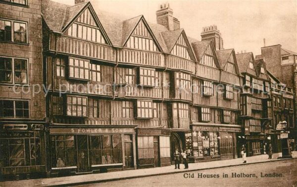 London Old Houses in Holborn